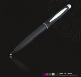 ballpoint pen with rubber barrel