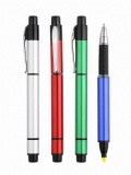 ball pen with highlighter pen