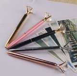 BALL PEN WITH DIAMOND ON TOP