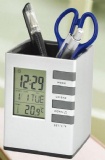 PENHOLDER WITH LCD CLOCK