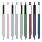 Rubberized Plastic Gel ink Pen