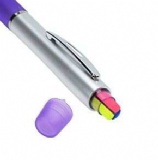 Ball pen with multi-color highlighter