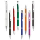 METALLIC PLASTIC BALL PEN