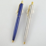 slim metal click pen