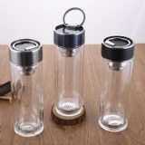 glass water bottle