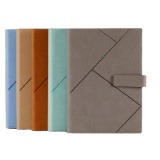 Rhombus PU Notebook with Magnet Closure