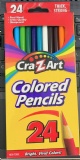 pre-sharpened colored pencil