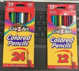 pre-sharpened colored pencil
