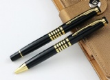 Metal Ball pen and Roller pen set