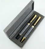 Metal Ball Pen and Roller Pen Set