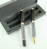 Metal Ball Pen and Roller Pen Set