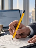 Graphite Tip Hexagonal Pencil with screen touch stylus